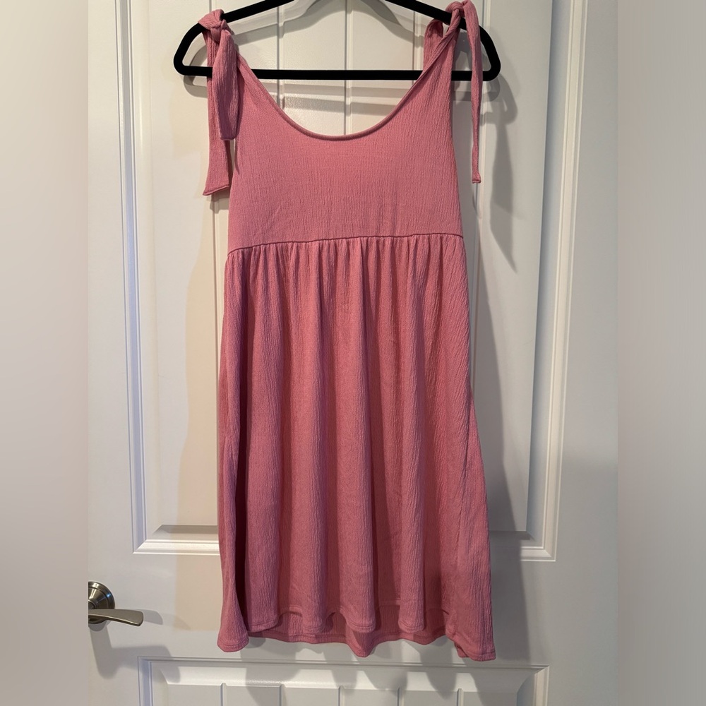 Barbie Pink dress with tie straps